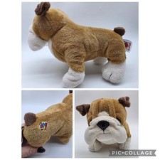 Ganz Webkinz HM126 Bulldog Plush Animal Dog No Code