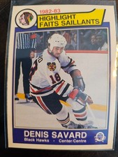 1983-84 O-Pee-Chee Denis Savard Highlight #96
