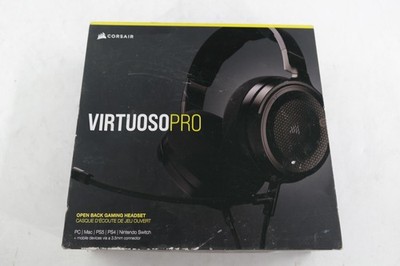Corsair Virtuoso Pro Over-Ear Gaming Headset Black 3.5mm Open Back PC Mac PS5