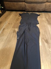 LOT Barco Grey's Anatomy Scrubs Top and Bottom Pants Shirt Set XS Gray S84