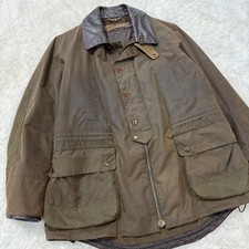 Giacca usata Barbour x Tokito Shoreman oliata taglia M kaki lunghezza 82 cm