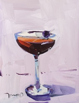 Jose Trujillo Fine Art PRINT 16x20'' Collectible Artist Cocktail Drink