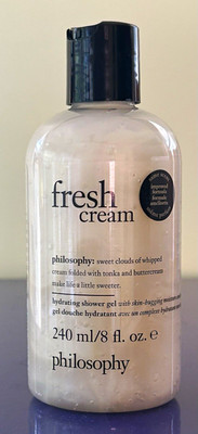 philosophy Fresh Cream Hydrating Cruelty-Free Shower Gel 8 fl oz