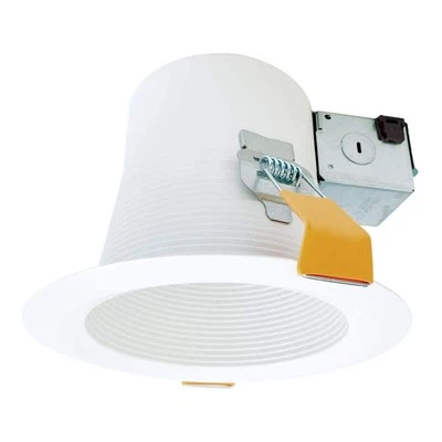 HALO CEZ 6 in. White Recessed Light EZ-Trim Shallow Canless GU24 Direct Mount