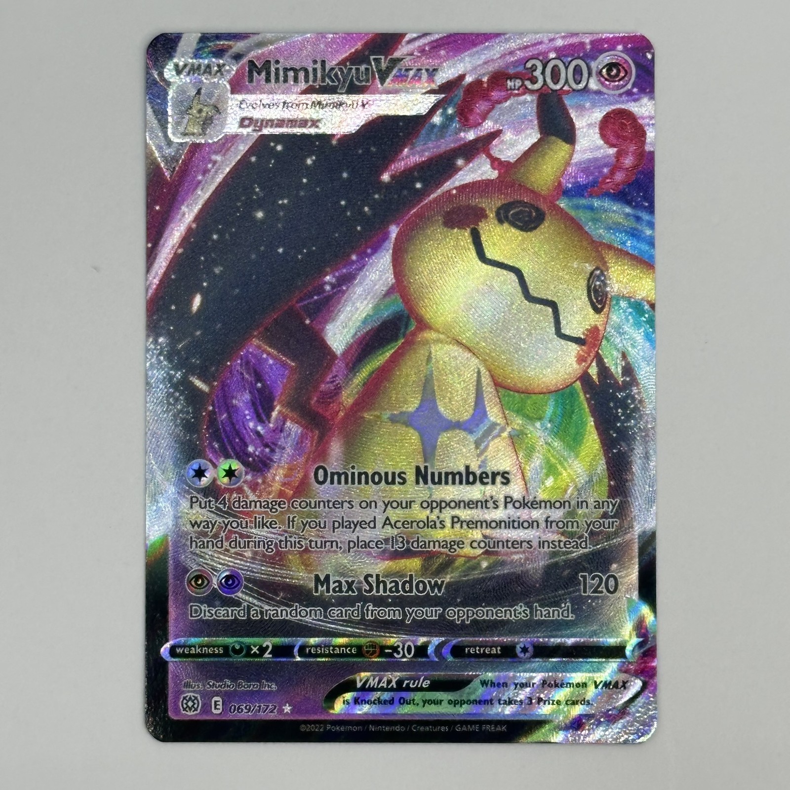 mimikyu vmax pokemon card price - - 069/172 Card Number Mimikyu VMAX | Dex -