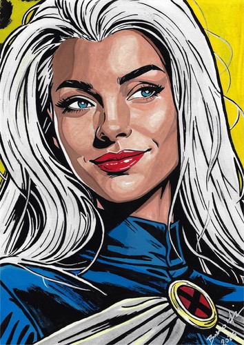 💥Storm (09"x12") original comic art by Breno Moreira - TramaStudio💥