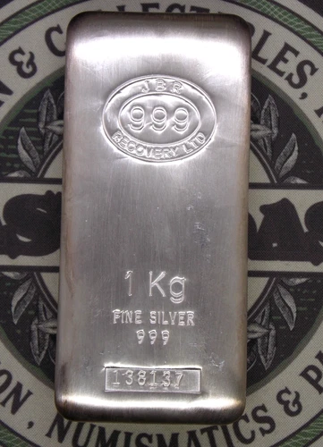 *JBR RECOVERY LTD* Kilo (32.15oz) .999 SILVER Bullion Bar #138137 ECC&C, Inc.