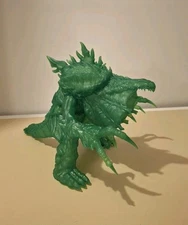 Godzilla YMSF Y-MSF GREEN "Exploding" Orga Vinyl Figure WIDE MOUTH