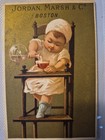 Victorian Trade Card Jordan Marsh & Co. Boston  Baby Highchair — photo 3