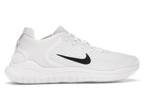 white nike free run flyknit