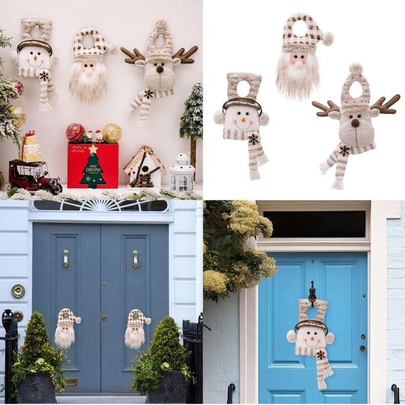 European Christmas Door Hanging Dolls Elegant Holiday Parties