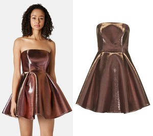 topshop strapless dress