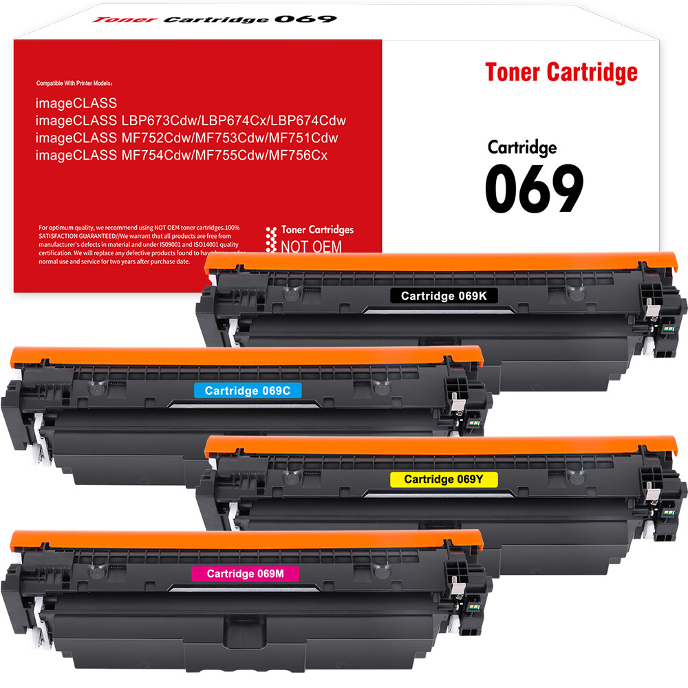 プリンター・複合機 Canon 069 H Laser Cartridge Canon 069 Original High Yield Laser Toner Cartridge - Black