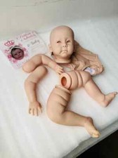 23in Reborn Doll Kit Huxley Unpainted Unfinished Blank Mold Cloth Body Eyes COA