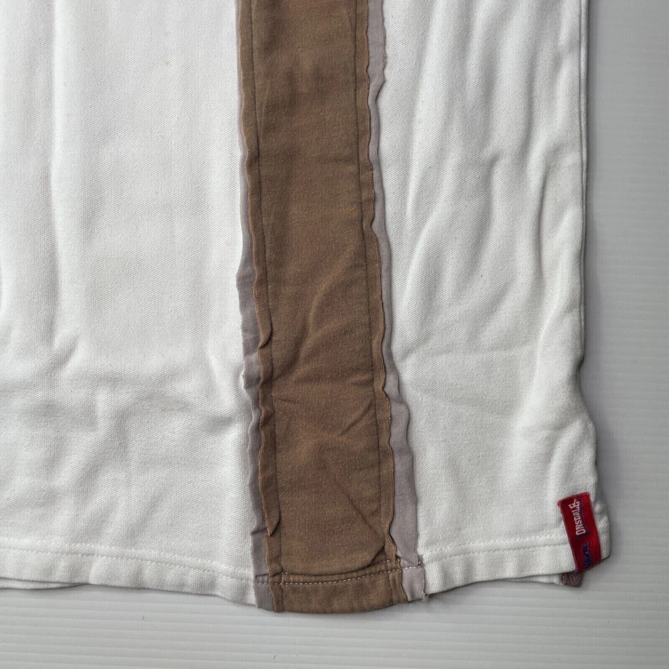 Camisa Polo Lonsdale Clásica con Logo Cuello Para Mujer Talla L Blanca Marrón Estilo Informal Foto 2 de 4