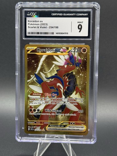 Koraidon ex graded CGC 9 for sale on eBay