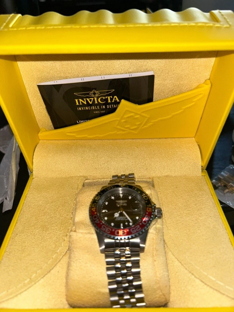 Invicta Pro Diver Master Of The Oceans TRITNITE NIGHT GLOW FLAME FUSION CRYSTAL
