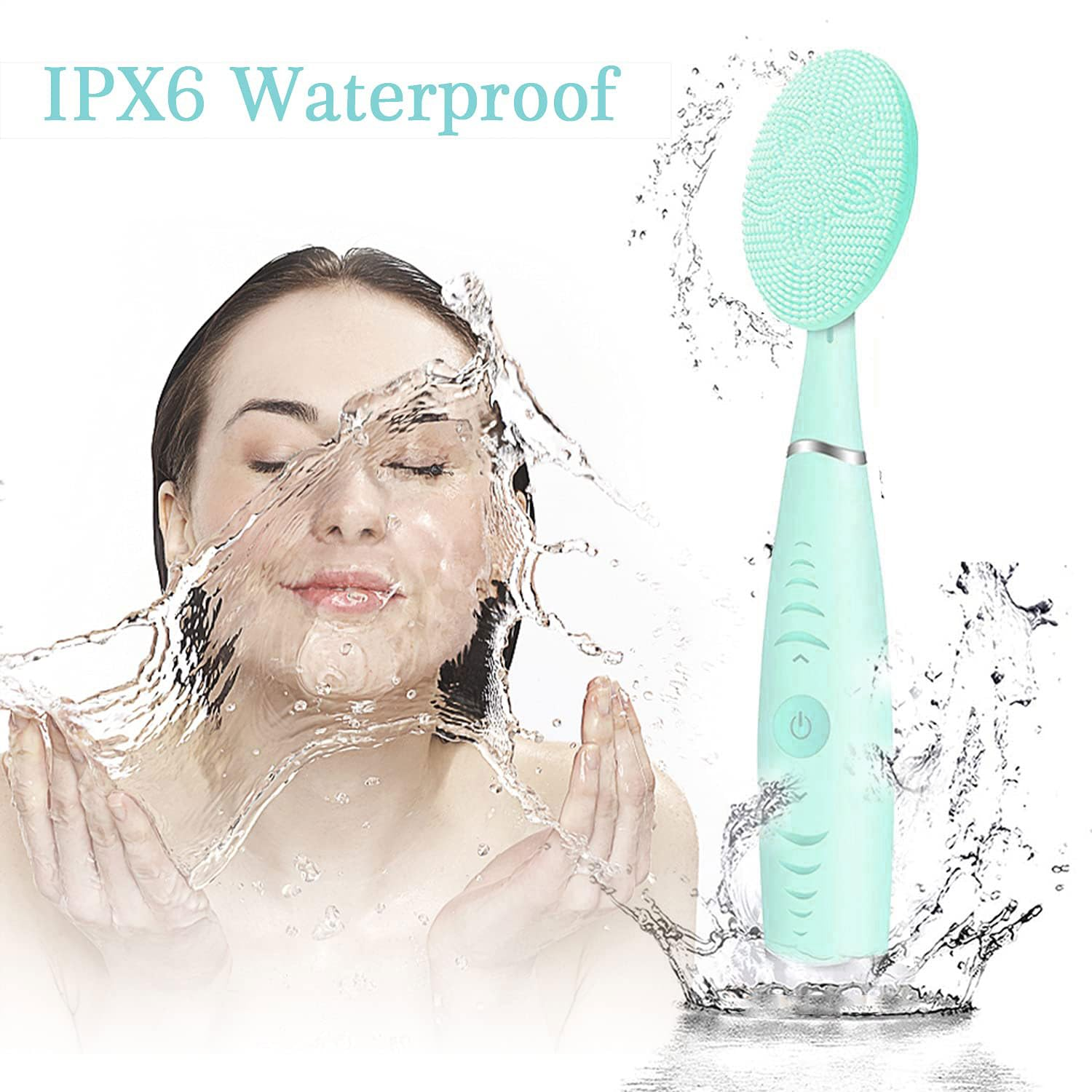 Sonic Facial Cleansing Brush, Portable Handled Face Cleansing Brush