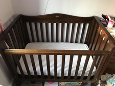 Boori Paddington 3 In 1 Cotbed, *Used* Removable Side. With Mattress RRP £700