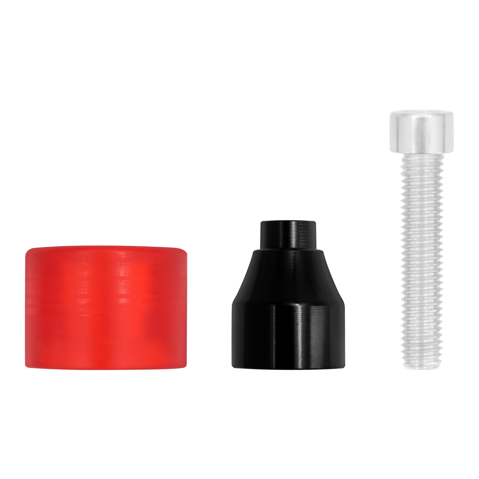 F&R Crash Bar Guard M12 Red Bars Screw End Cap Bolt Ball Fit For Harley Touring