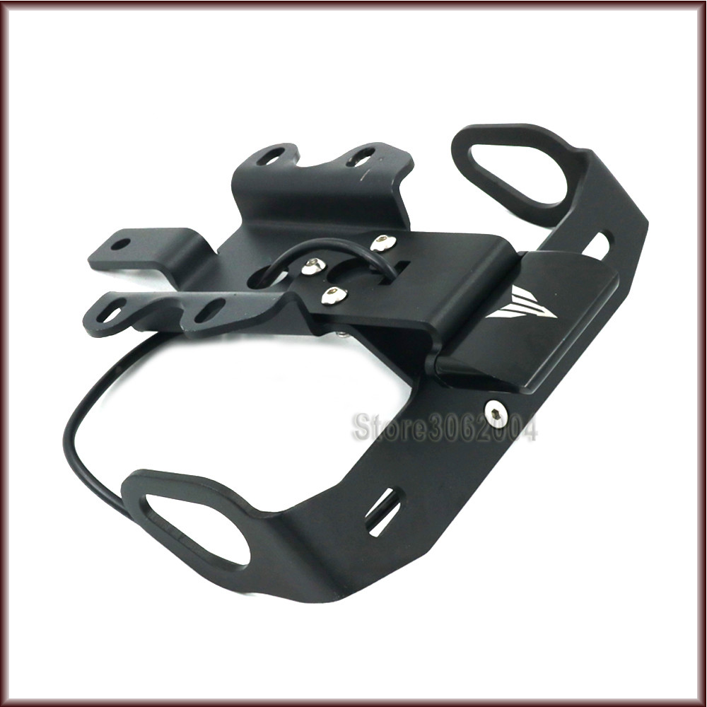 その他 K License Plate Holder For YAMAHA MT07 MT-07 FZ07 14-2022 FZ-07 Tail
