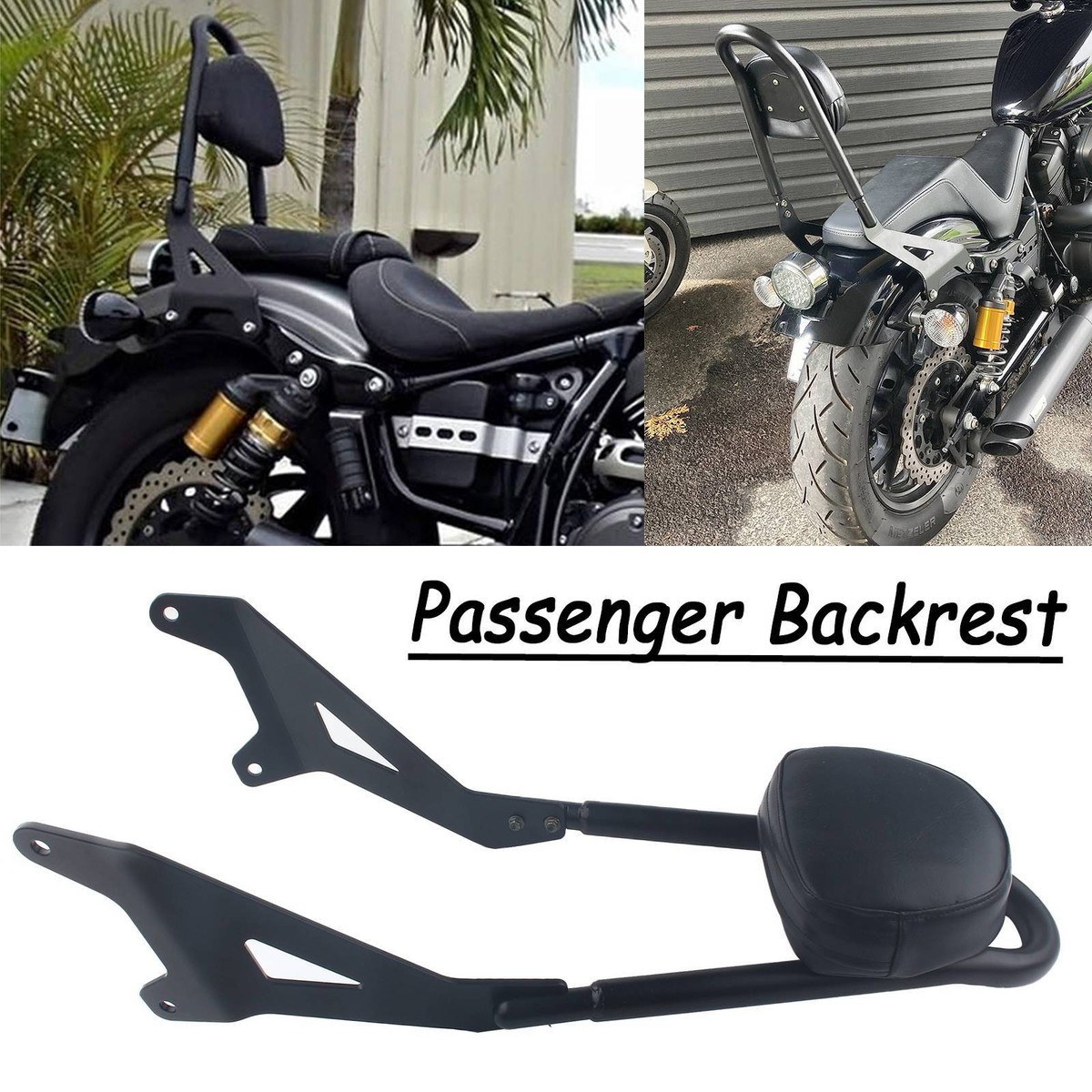For Yamaha Star Bolt XVS950 XV950 2014-17 Passenger Backrest Sissy
