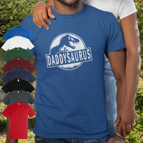 DADDYSAURUS INSPIRIERT MÄNNLICHES KURZARM T-SHIRT | GESCHENK | GEBURTSTAG | PAPA | PAPA - Bild 8 von 9