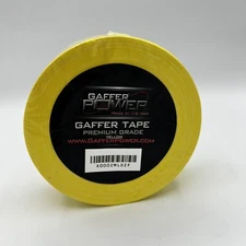 Gaffer Power Gaffer Tape Yellow - 2 Inch x 30 Yards - MADE IN USA