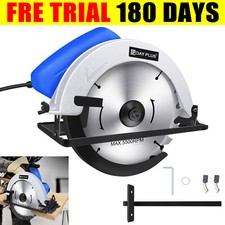 Electric Circular Saw Multi-Purpose Cutting Wood Tile Metal 185mm Blades Guide