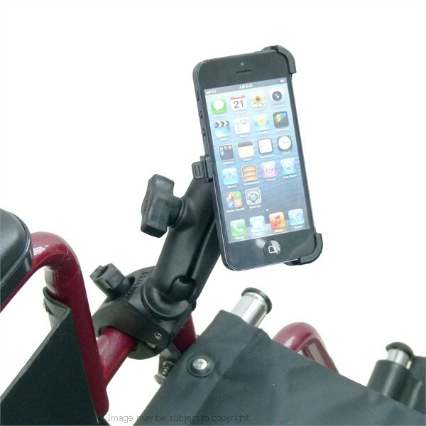 Dedicated Phone Holder Mount for Wheelchair Mobility Chair for iPhone 5