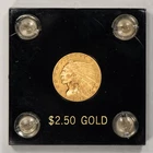 1913 G$2.50 Indian Head Gold Quarter Eagle - Luster - Capital Plastics - G5149
