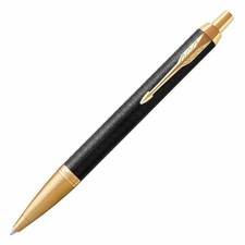 Parker IM Premium Black Gold Trim Ballpoint Pen