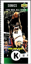 1996-97 COLLECTORS CHOICE MINI SHAWN KEMP SEATTLE SUPERSONICS M78 (12V15)