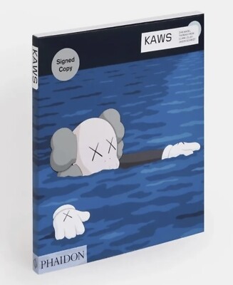 Kaws Paperback Signed Book Limited Edition Contemporary Artist Edition In Hand