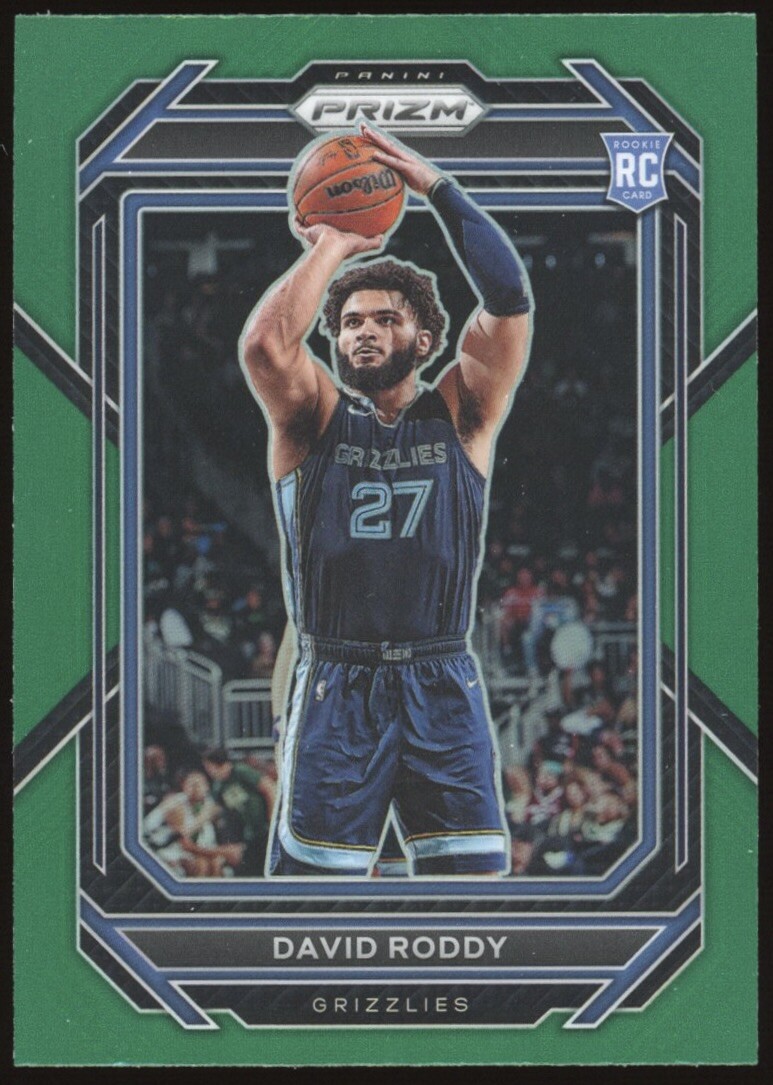 2022-23 Panini Prizm #261 David Roddy Green Memphis Grizzlies Basketball Card