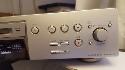 Sony Minidisc Player/Recorder MDS-JE770 with RC, Minidisc and Operating Instruct - Picture 7 of 12