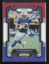 2023 Panini Prizm Red White and Blue #128 Kylen Granson Indianapolis Colts