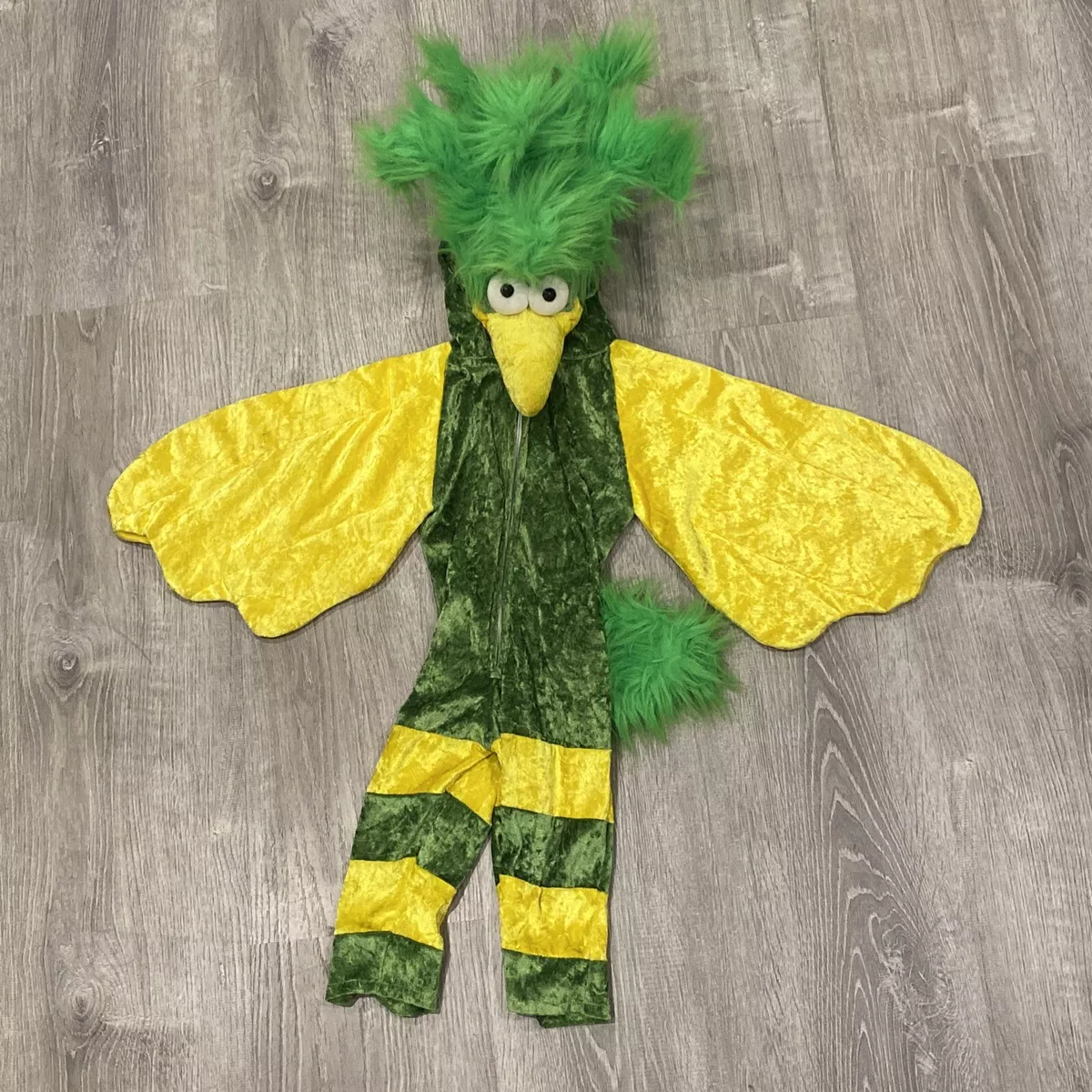 Celebration Halloween Gofy Bird Costume Green Yellow Boys Girls Size 2T  Clean!