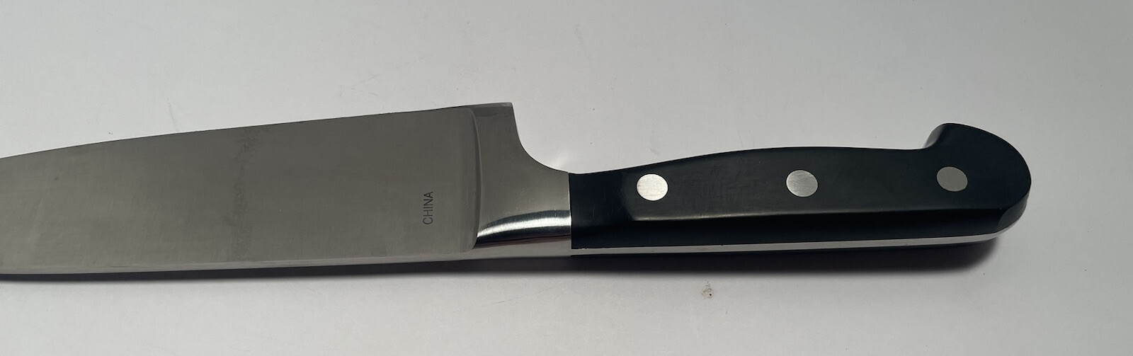 Don Euro Chef Knife 13” With 8” Blade Black Handle Classic Cutlery #3K2870