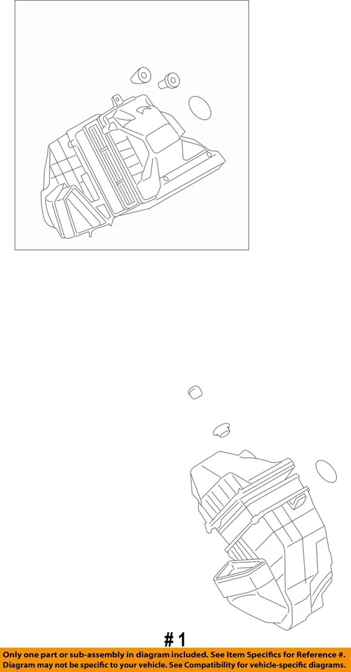 右空气过滤器进气盒清洁器 4.2L 原始设备制造商 2004 2005 2006 年大众 Phaeton — 第 4/4 张图片