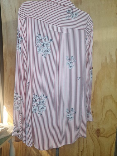 Dotti Womens Size 16 blouse Lightweight LongSleeve Outside Work horse Riding - Picture 11 of 13