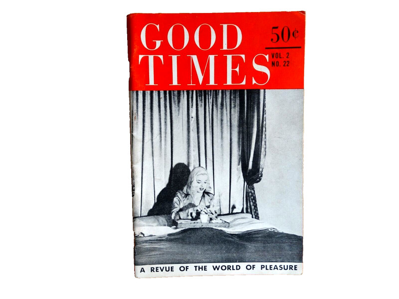 Good Times A Revue the World of Pleasure 1956 - Marilyn Monroe Back Cover!