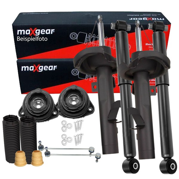 Maxgear StoßDäMpfer Domlager Koppelstange Satz Vorne Hinten FüR Focus 2 Turnier-image