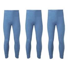 Pack of 3 MEN THERMAL LONG JOHNS BASE LAYER TROUSER WARM UNDERWEAR PANT BOTTOM