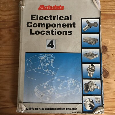 Elektrische Komponentenstandorte Autodatenbuch Nr. 4. ISBN 0856668974