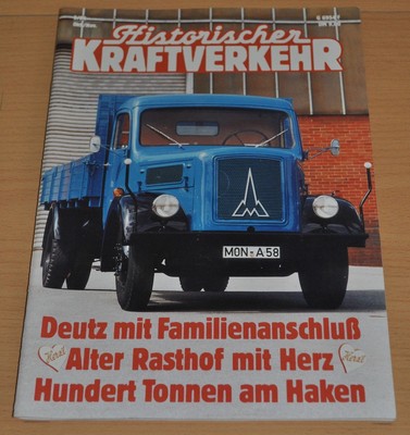 Historischer Kraftverkehr HIK 5/94 Krupp Mustang Borgward Ford Faun Magirus