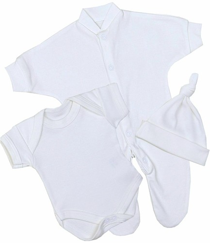 Juego de 3 piezas de ropa de bebé prematura BabyPrem Chaleco y sombrero 1 lb -7,5 lb - Imagen 7 de 13