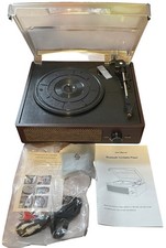 NEW Retro Wireless Turntable Player M49A 3-Speed Vinyl Record Player Speakers