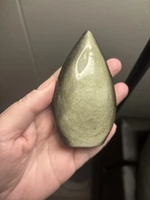 3.3” Goldsheen Obsidian Teardrop Freeform