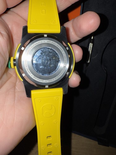 CUPOLA NUBEO L.E. KIT OROLOGIO GIALLO AUTOMATICO, ESAURITO!! DIFFICILE DA TROVARE - Foto 7 di 15